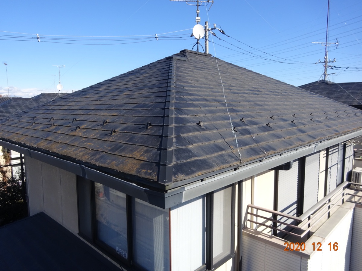 水戸市　双葉台　K様邸　屋根塗装工事