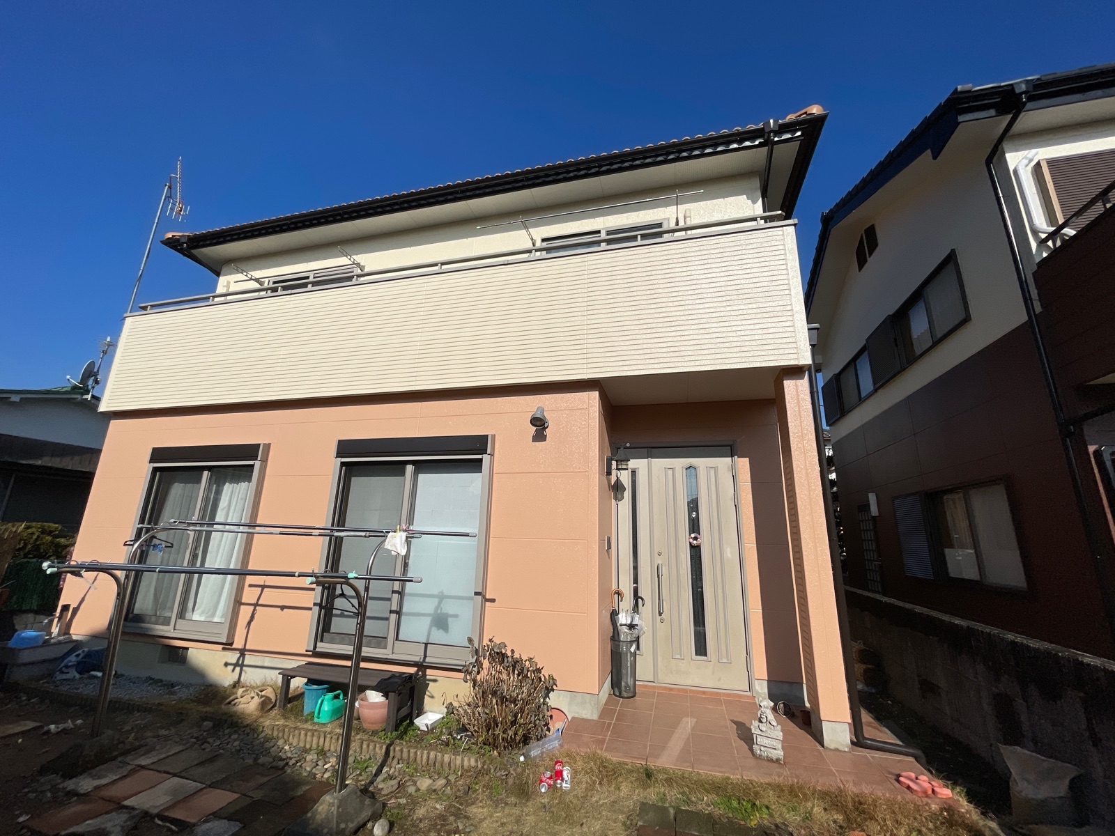 【1年点検】水戸市姫子　外壁塗装工事 施工イメージ